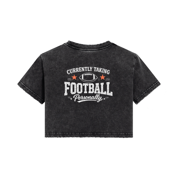 Currently black faded crop