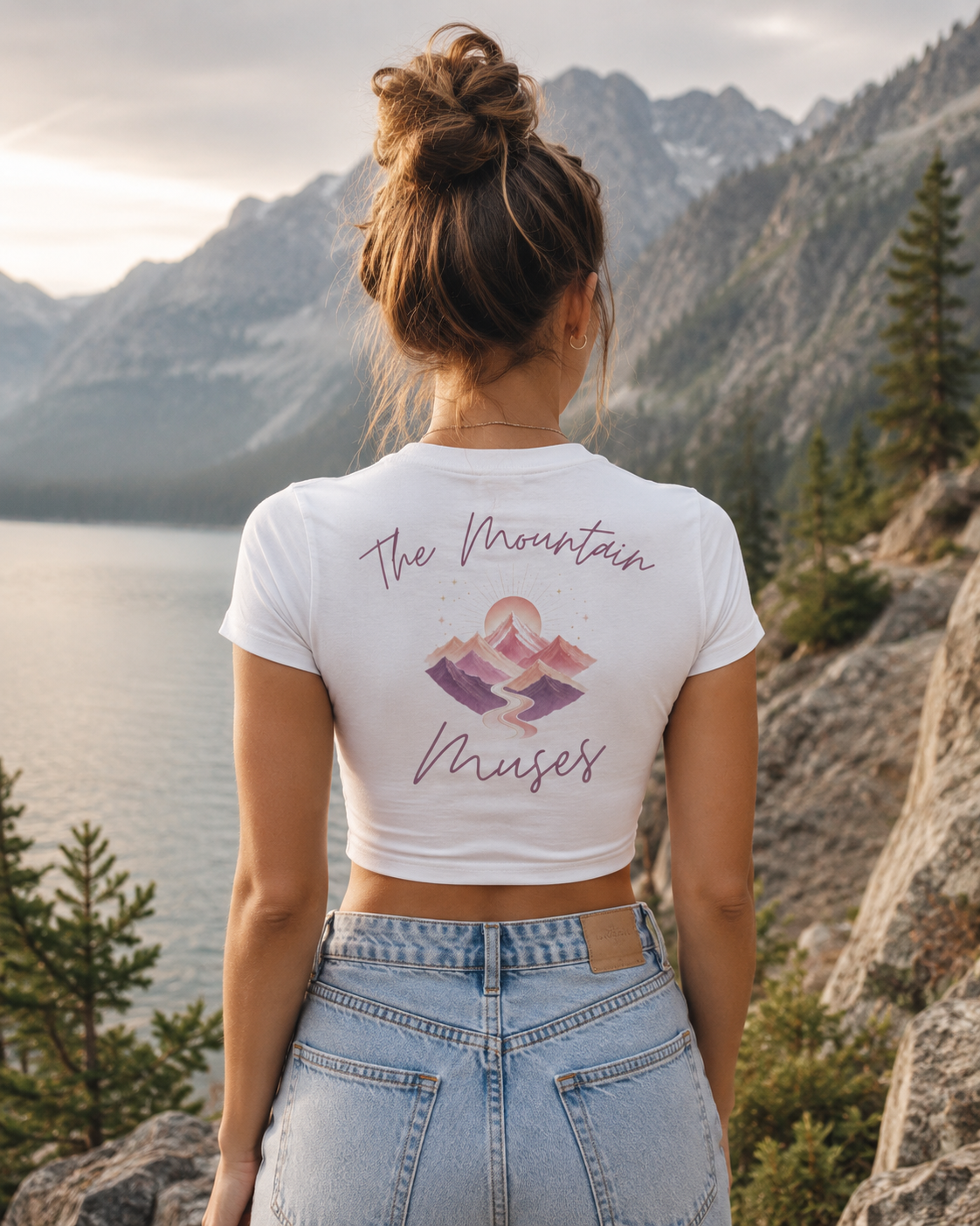 Mountain Muses Crop Tee G&O
