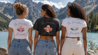 Mountain Muses Crop Tee G&O